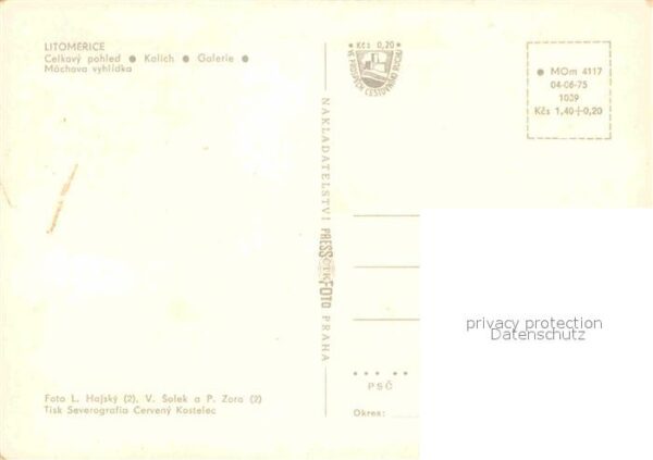 Litomerice Leitmeritz Nordboehmen Celkovy pohled Kalich Galeri Machova vy – Bild 2