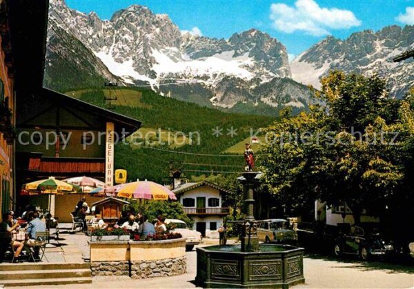 Ellmau Tirol Florianbrunnen Wilder Kaiser Ellmauer T