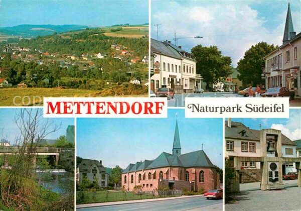 Mettendorf Eifel Naturpark Südeifel Strassenpartien Kirc