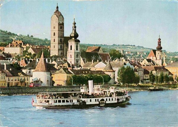 Stein Donau Kirche Fahrgastschiff