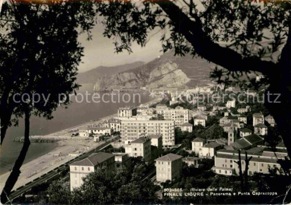 Finale Ligure Panorama e Punta Caprazoppa