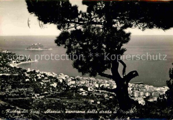 ALASSIO Savona Liguria IT Panorama dalla Strada di Moglio
