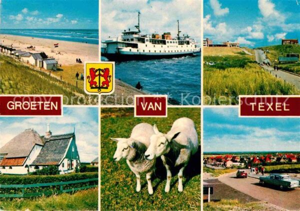 Texel Strand Fähre Teilansichten