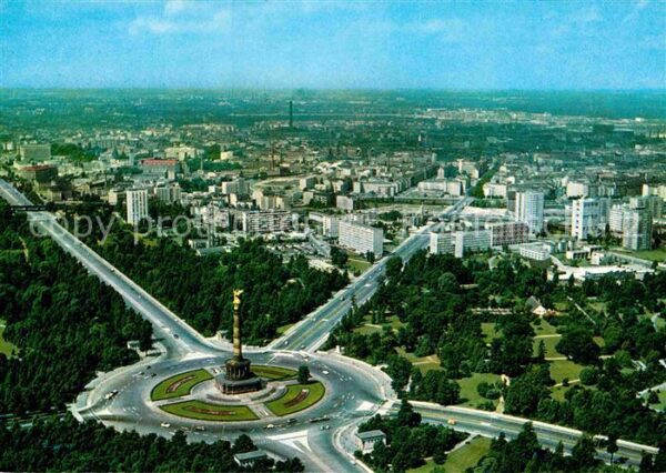 Tiergarten Berlin Siegessäule und Hansaviertel Fliegerauf