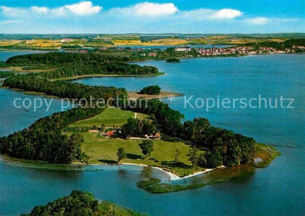 Ploen See Prinzeninsel Fliegeraufnahme