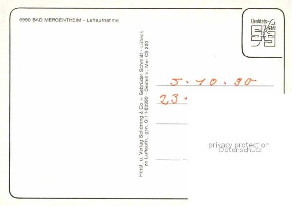 Bad Mergentheim Fliegeraufnahme – Bild 2