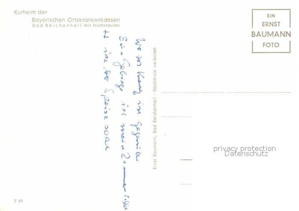 Bad Reichenhall Kurheim der Bayrischen Ortskrankenkasse – Bild 2