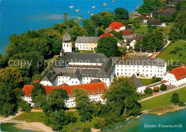 Fraueninsel Chiemsee Fliegeraufnahme Kloster Frauenwörth