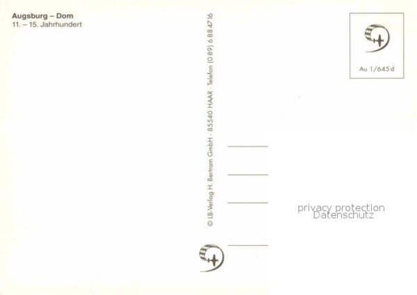 Augsburg Fliegeraufnahme Dom – Bild 2