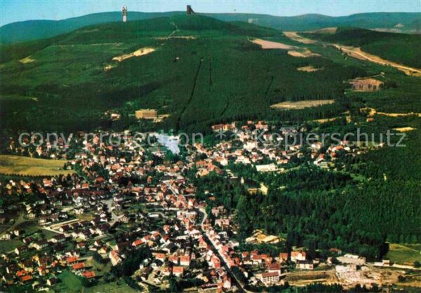 Braunlage Fliegeraufnahme mit Würmberg