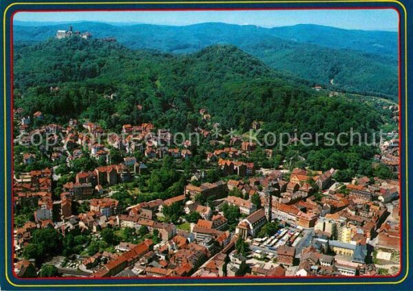 Eisenach Thueringen Fliegeraufnahme