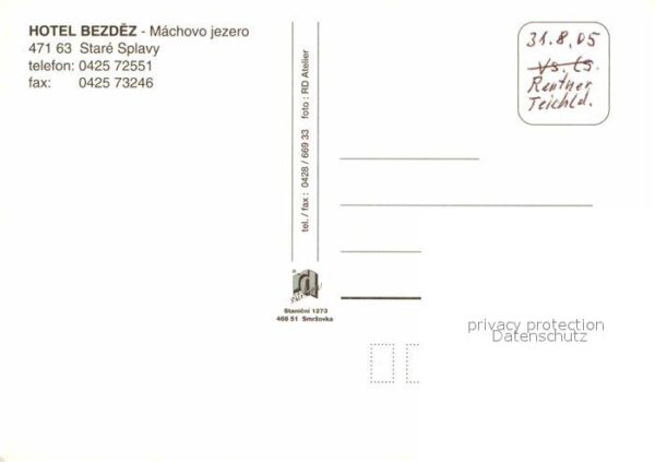 Stare Splavy Thammuehl Hotel Bezdez – Bild 2
