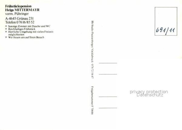 Gruenau Almtal Pension Helga Mittermayer – Bild 2