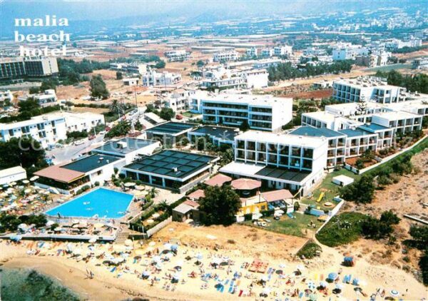 Malia Fliegeraufnahme Beach Hotel