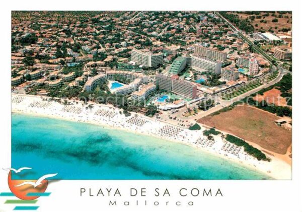 Playa de Sa Coma Fliegeraufnahme