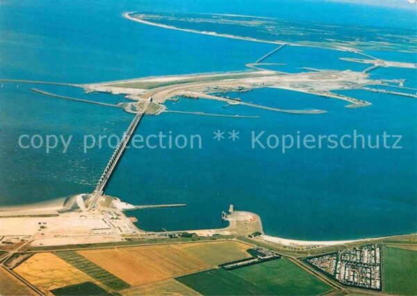 Zeeland Niederlande Fliegeraufnahme Oosterschelde