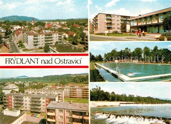 Frydlant Wohnsiedlung Schwimmbad
