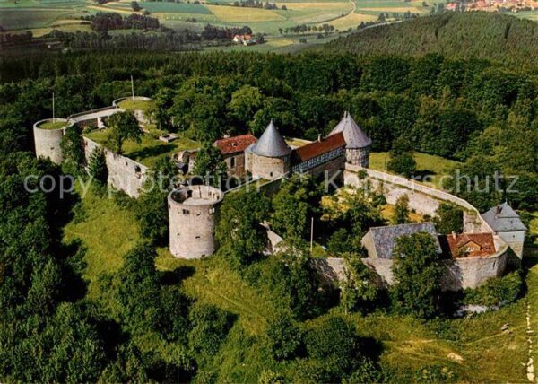 Breitenbach Herzberg Fliegeraufnahme Burg Herzberg