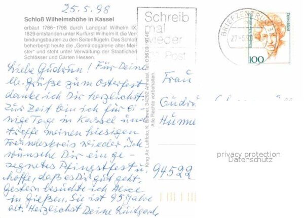 Kassel Fliegeraufnahme Schloss Wilhelmshöhe – Bild 2