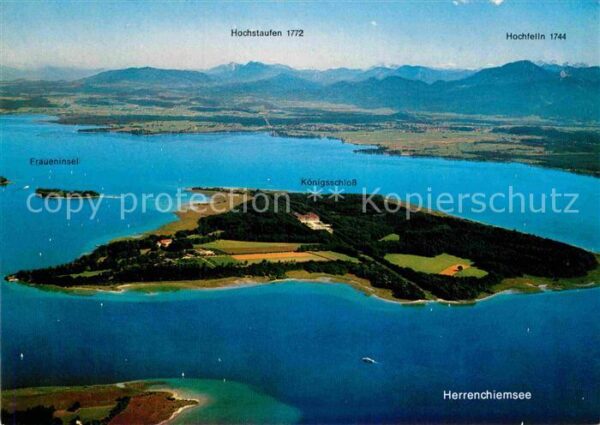 Chiemsee Fliegeraufnahme Herreninsel