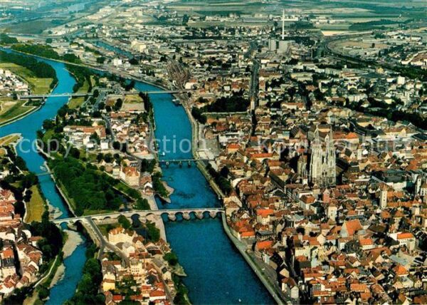 Regensburg Fliegeraufnahme