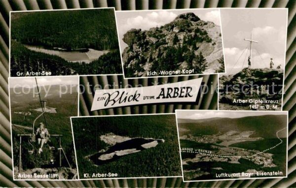 Bayerisch Eisenstein Grosser Arabersee Richard Wagner Kopf A