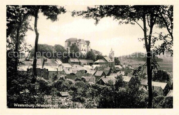 Westerburg Westerwald Ansicht vom Waldrand aus