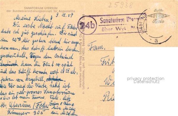 Utersum Sanatorium der BfA Fliegeraufnahme – Bild 2