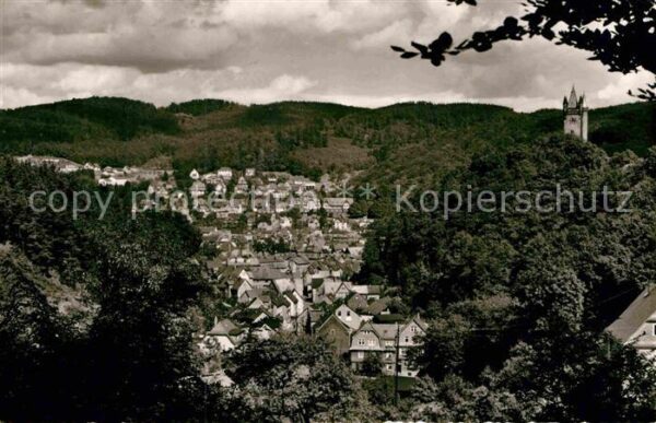 Dillenburg Panorama Blick ins Marbachtal