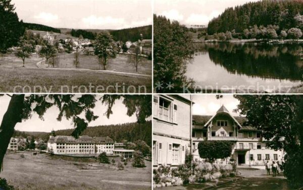 Friedenweiler Panorama See Kurhaus Kurort Schwarzwald