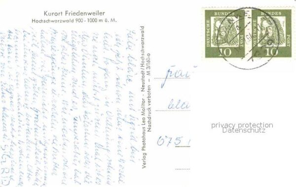 Friedenweiler Panorama See Kurhaus Kurort Schwarzwald – Bild 2