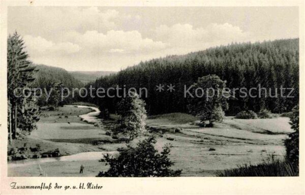 Heimborn Zusammenfluss der grossen und kleinen N