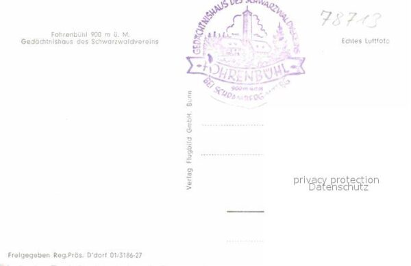 Fohrenbuehl Gedächtnishaus des Schwarzwaldvereins F – Bild 2
