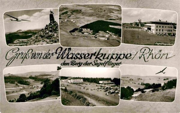 Wasserkuppe Rhoen Berg der Segelflieger Fliegerdenkmal Fl