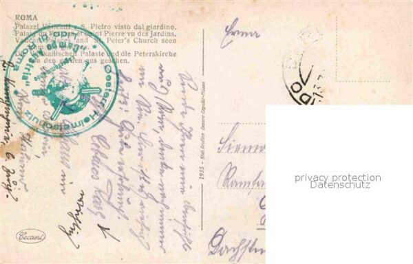 Roma Rom Vatikan Palast Peterskirche – Bild 2