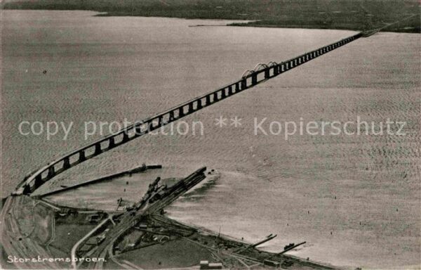 Falster Storstromsbroen Brücke Fliegeraufnahme