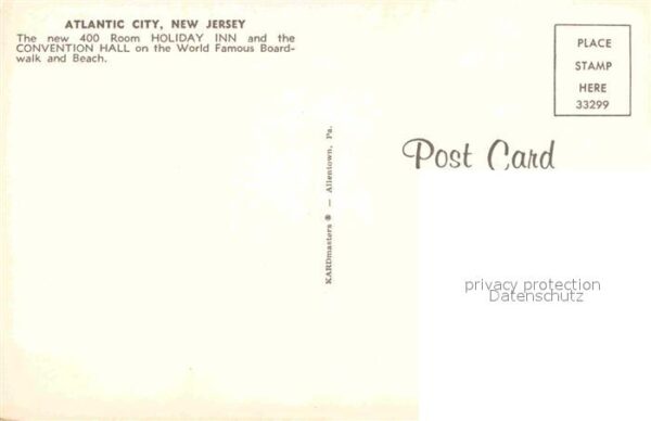 Atlantic City New Jersey Holiday Inn Hotel and Convention Hall B – Bild 2