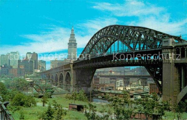 Detroit Michigan Superior High Level Bridge Cuyahoga Riv