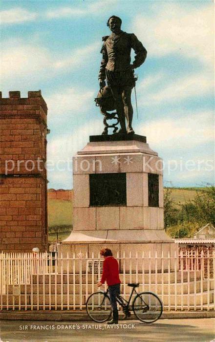 Tavistock West Devon Sir Francis Drake Statue Monument