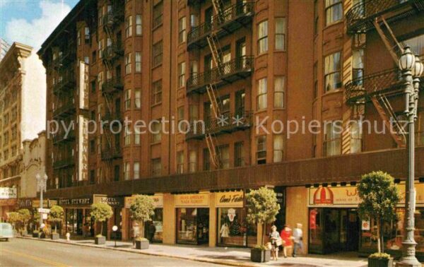 San Francisco California Hotel Stewart