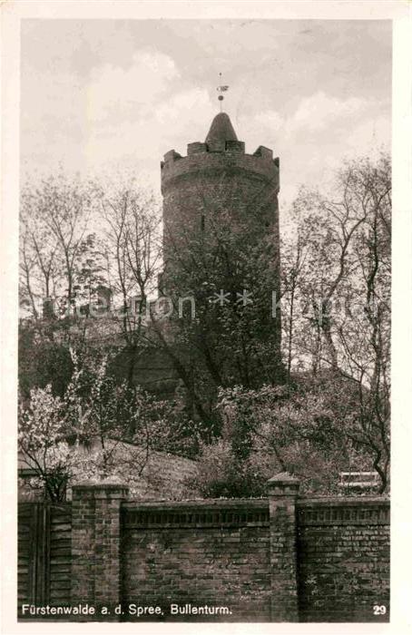 Fuerstenwalde Spree Bullenturm Stadtmauer