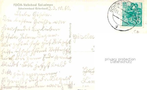 Bad Salzelmen FDGB Volksbad Schwimmbad – Bild 2