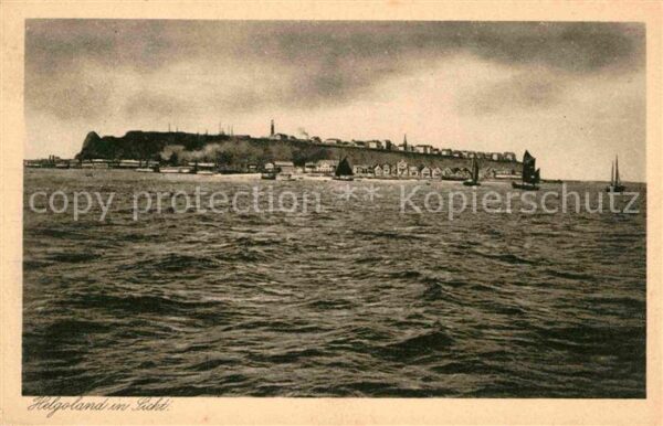 Helgoland in Sicht