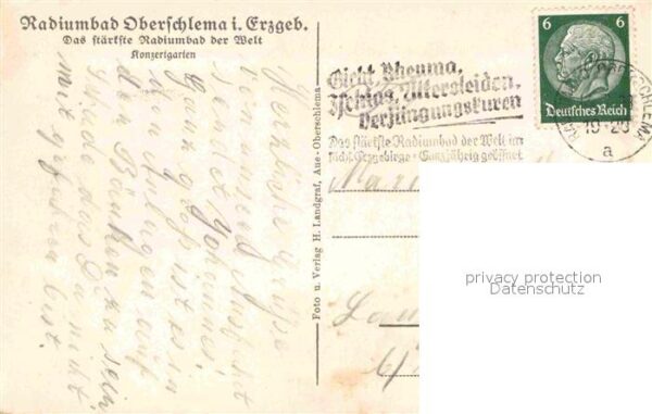 Oberschlema Erzgebirge Konzertgarten Radiumbad – Bild 2