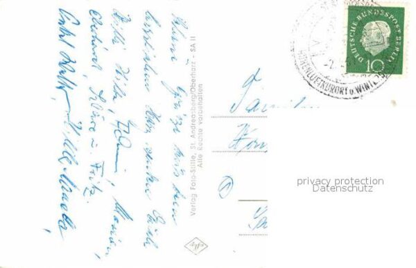 St Andreasberg Harz Teilansichten Bergstadt Glockenberg Kur – Bild 2