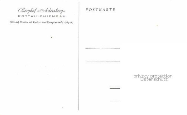 Rottau Chiemgau Berghof Adersberg mit Gederer und Kampe – Bild 2