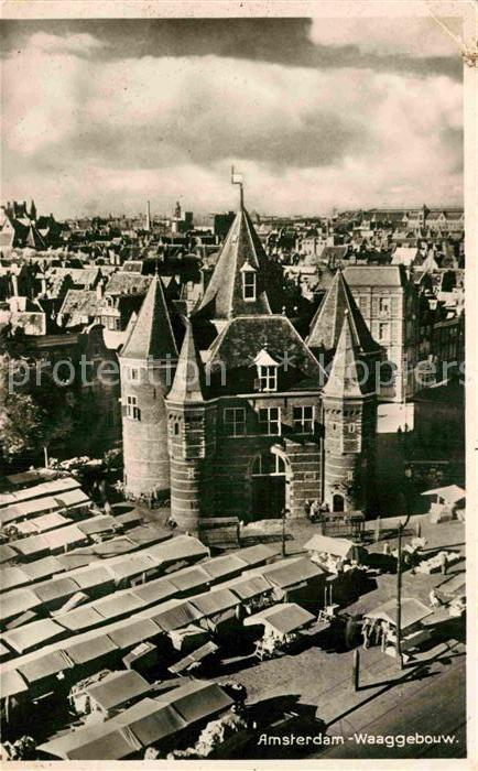Amsterdam Niederlande Waaggebouw