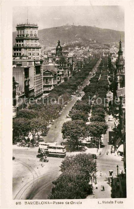 Barcelona Cataluna Paseo de Gracia