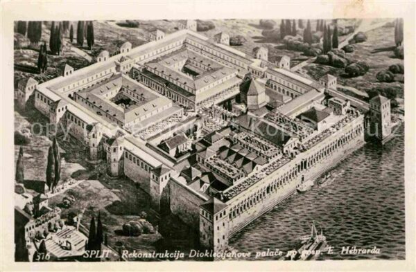 Split Spalato Rekonstrukcija Dioklecijanove palace