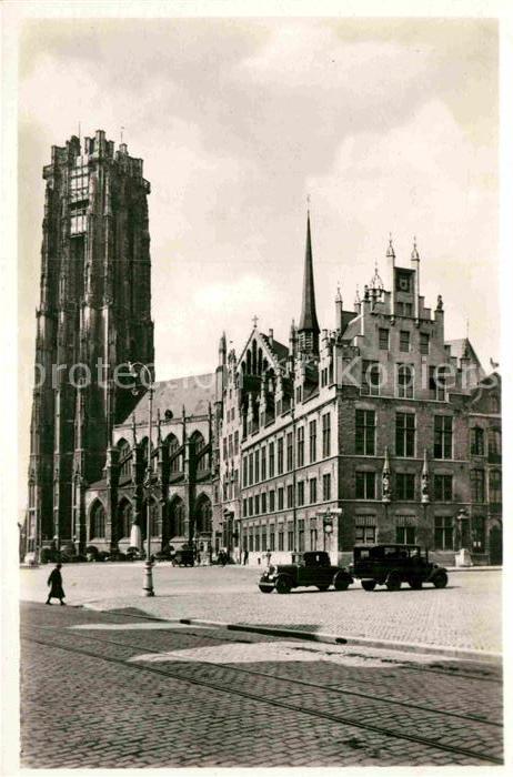 Mechelen Malines Tour Saint Rombaut Hotel des Postes